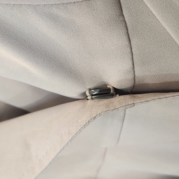 Fashion Nova Beige Lightweight Long Sleeve Belted Peacoat Or Mini Dress - Picture 3 of 4